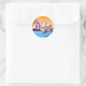 Aloha Sunset Sticker (Tasche)