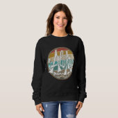 Aloha Surf Hawaii Surfboard Vintag Retro Sweatshirt (Vorne ganz)