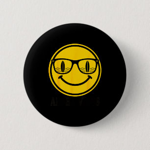 Aloha-Surf-Lächeln-Sonnenbrille-Surfboard-Reflexio Button