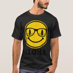 Aloha-Surf-Lächeln-Sonnenbrille-Surfboard-Reflexio T-Shirt