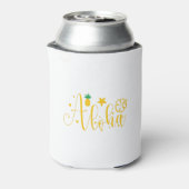 Aloha - Surfer- Palmen - Tropisch- Retro-Beach-Fun Dosenkühler (Kanne Rückseite)