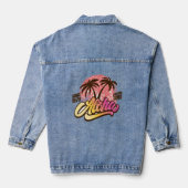 Aloha Surfzeit Jeansjacke (Rückseite)