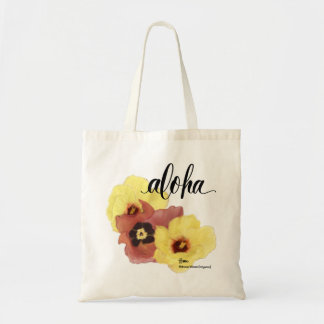 Aloha-Tasche Hau Hibiscus Aloha (leere Rückseite) Tragetasche