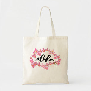 Aloha-Tasche Pink Orchid Lei Aloha (leere Rückseit Tragetasche