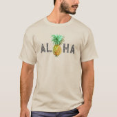 Aloha Text & Ananas Tropical Design Tank Top (Vorderseite)