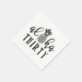 Aloha Thirty 30. Geburtstag Serviette (Ecke)