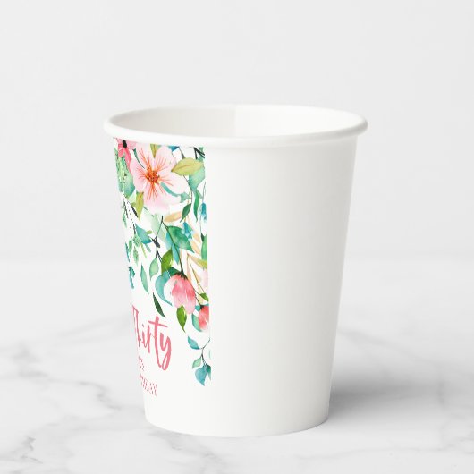 Aloha Thirty Tropical Luau Birthday Paper Cups Pappbecher (Links)