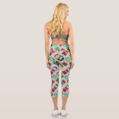 Aloha Tiki Capri Leggings (Rückseite)