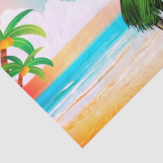 Aloha Tissue Paper Seidenpapier (Ausschnitt)