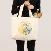 Aloha Tote Bag Heute ein wenig Aloha teilen Jumbo Stoffbeutel (Vorderseite (Produkt))