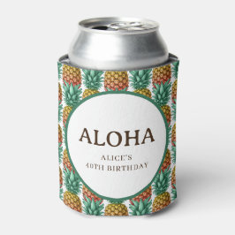 Aloha-Tropenparty mit Ananas Dosenkühler