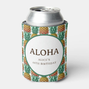 Aloha-Tropenparty mit Ananas Dosenkühler