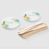 Aloha Tropical Baby Shower Fächer (Non-assembled)