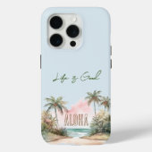 Aloha Tropical Beach Palm Trees Case-Mate iPhone Hülle (Rückseite)