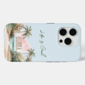 Aloha Tropical Beach Palm Trees Case-Mate iPhone Hülle (Rückseite (Horizontal))