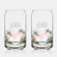 Aloha Tropical Beach Palm Trees