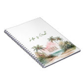 Aloha Tropical Beach Palm Trees Notizblock (Rechte Seite)
