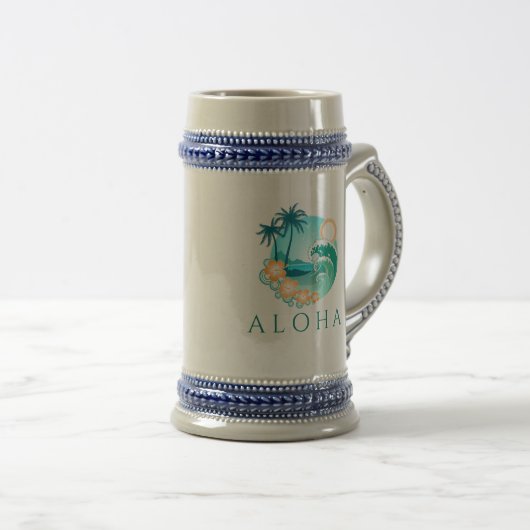 Aloha Tropical Bierglas (VorderseiteRechts)