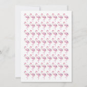 Aloha Tropical Birthday Party Luau Einladung (Rückseite)