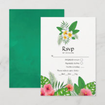 Aloha Tropical Blätter Beach Wedding UAWG