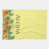 Aloha Tropical Blume Geschirrtuch (Horizontal)