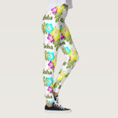 Aloha Tropical Blume Leggings (Rechts)