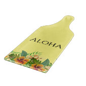Aloha Tropical Blume Schneidebrett (Ecke)
