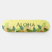 Aloha Tropical Blume Skateboard (Horizontal)