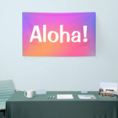 Aloha! Tropical Colors Luau Banner (Messeveranstaltung)
