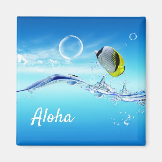 Aloha Tropical Fish Magnet (Vorne)