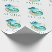 Aloha Tropical Geschenkpapier (Ecke)