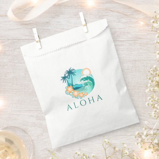 Aloha Tropical Geschenktütchen (Ausgeschnitten)