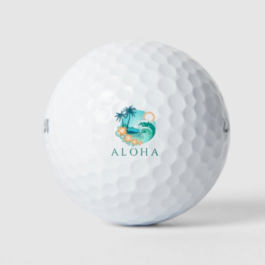 Aloha Tropical Golfball (Vorderseite)