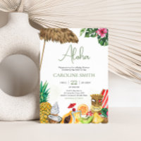 Aloha Tropical Hawaiian Baby Dusche