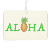 ALOHA Tropical Hawaiian Island Ananas Obst Autolufterfrischer (Rückseite)