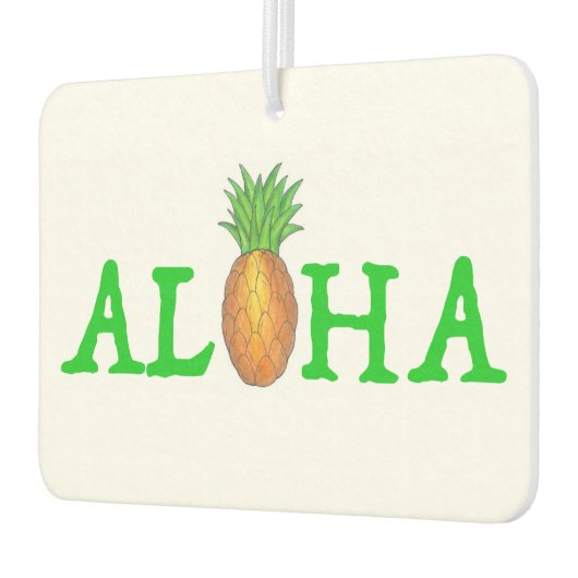 ALOHA Tropical Hawaiian Island Ananas Obst Autolufterfrischer (Links)