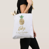 Aloha Tropical Hawaiian Pineapse Gastgeschenk Hoch Tasche (Von Nahem)