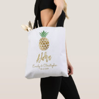 Aloha Tropical Hawaiian Pineapse Gastgeschenk Hoch