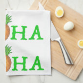 ALOHA Tropical Island Hawaiian Ananas Handtuch (Viertel Falte)