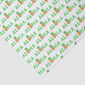 ALOHA Tropical Island Hawaiian Pineapi Hawaii Seidenpapier (Ausschnitt)