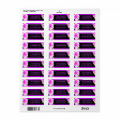 Aloha Tropical Luau Abschluss Rücksendeadresse (Vorne)