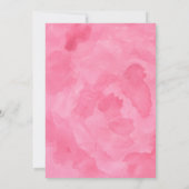 Aloha Tropical Luau Birthday Einladung (Rückseite)