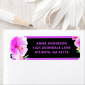 Aloha Tropical Luau Birthday Rücksendeadresse (Insitu)