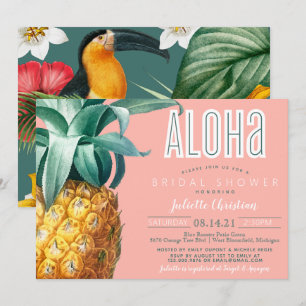 Aloha Tropical Luau Sommer-Brautparty  Einladung