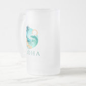 Aloha Tropical Mattglas Bierglas (Vorderseite Links)