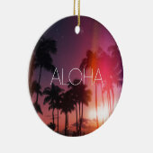 Aloha Tropical Night Keramikornament (Rechts)