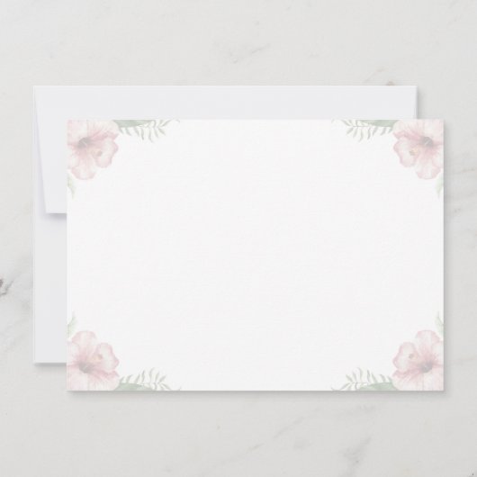 Aloha Tropical Pineapse Beach SAVE THE DATE (Rückseite)