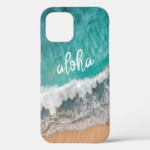 Aloha Tropical Sand Beach mit türkisem Meer Case- iPhone 12 Hülle