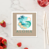 Aloha Tropical Serviette (Beispiel)