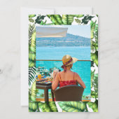 Aloha Tropical Summer Celebration of Life Foto Einladung (Rückseite)